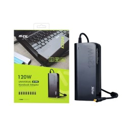 MTK CARREDADOR ADAPTADOR K3204(02029062) UNIVERSAL 120W NEGRO MTK CARREDADOR ADAPTADOR K3204(02029062) UNIVERSAL 120W NEGRO